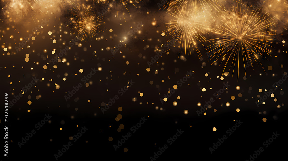 Beautiful fireworks background at night for holiday decoration Beautiful fireworks background at night for holiday decoration