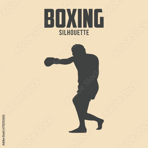 Boxing Silhouette