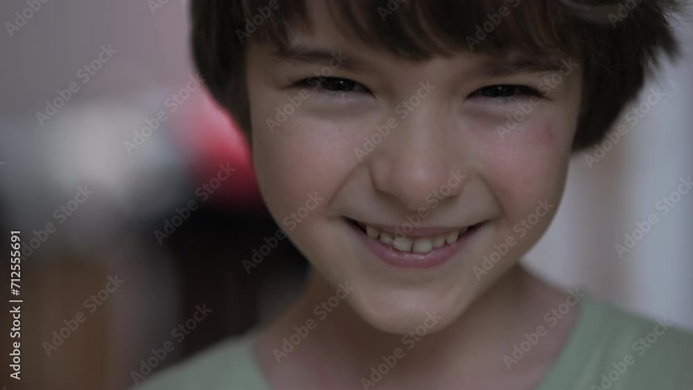 Portrait Little Boy Looking at Camera. Face Funny Contemplative Child. Close-up Portrait of Confident Inquisitive Laughs Happy Caucasian Teenage Boy. Eyes of Smiling Schoolboy. Positive Health Life. Portrait Little Boy Looking at Camera. Face Funny Contemplative Child. Close-up Portrait of Confident Inquisitive Laughs Happy Caucasian Teenage Boy. Eyes of Smiling Schoolboy. Positive Health Life.