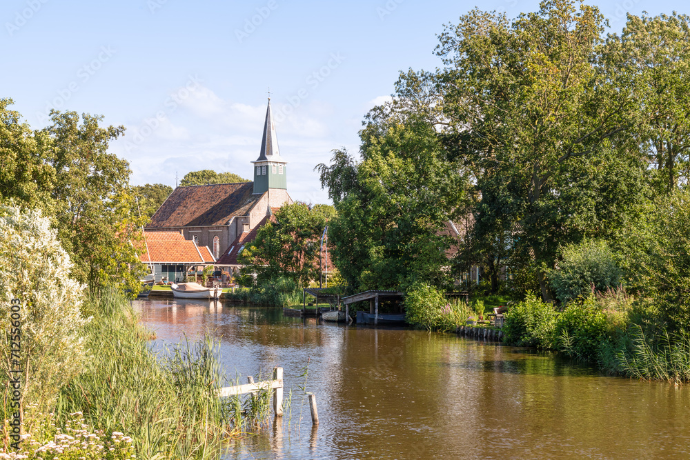 Picturesque village of Heeg in Friesland.