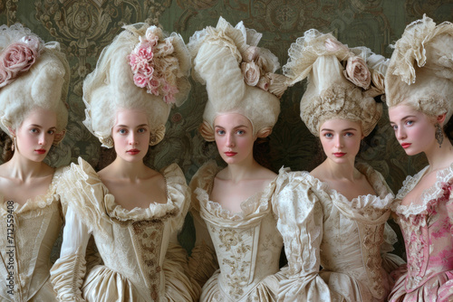 18th-century Paris with portraits capturing the aristocratic elegance of its inhabitants