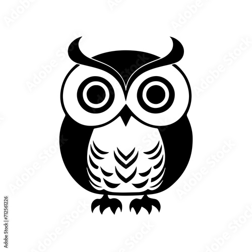 owl on white