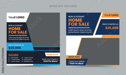 Real estate social media or Instagram post template