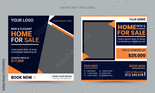 Real estate social media or Instagram post template