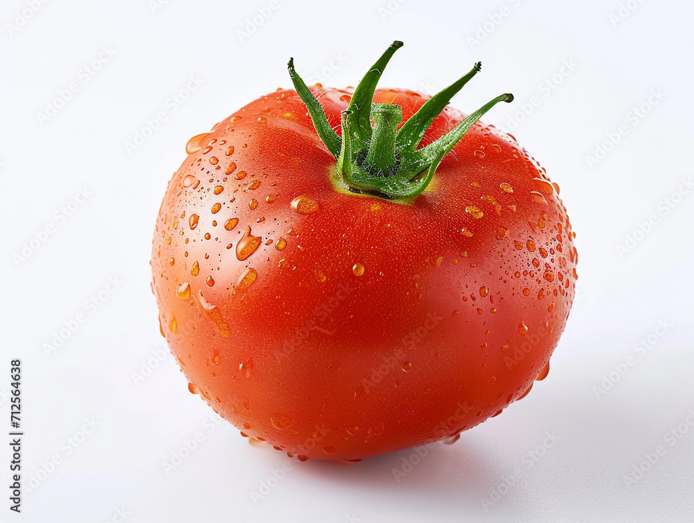 Tomato isolated on white background, minimalist style. Tomato isolated on white background, minimalist style.