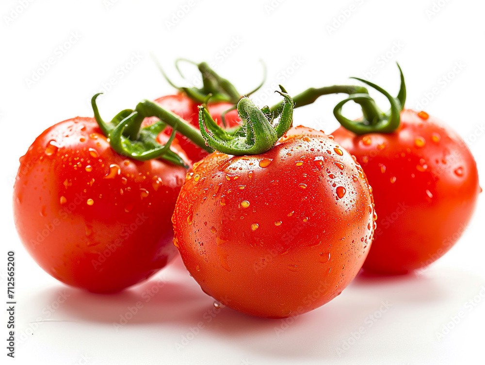 Tomato isolated on white background, minimalist style. Tomato isolated on white background, minimalist style.