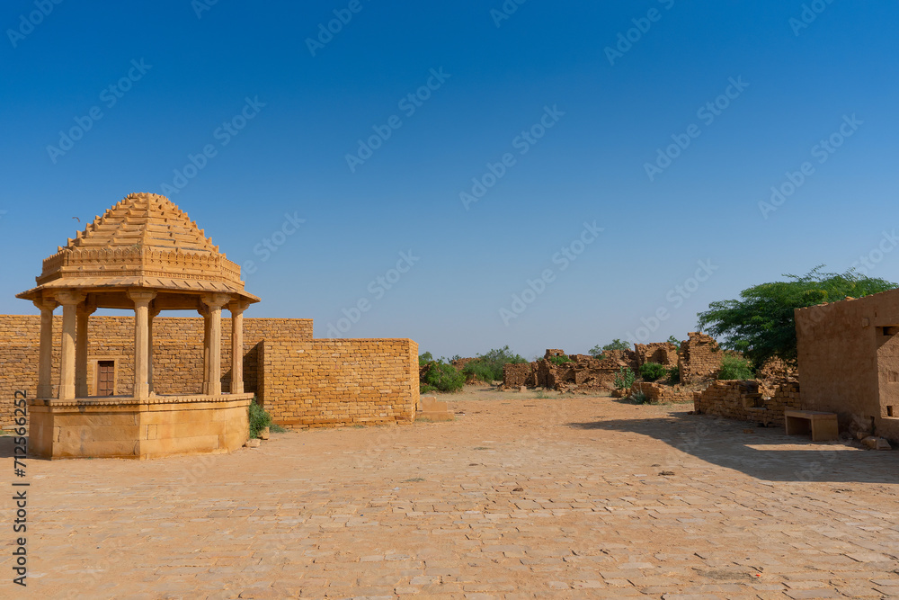 Empty houses of Kuldhara village, Rajasthan, India