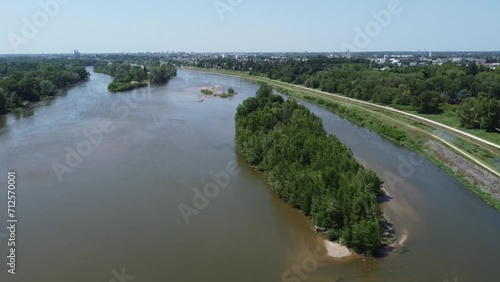 Drone View - Combleux - Loire Valley - France