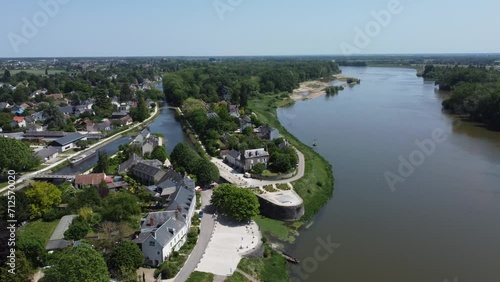 Drone View - Combleux - Loire Valley - France