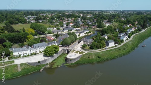 Drone View - Combleux - Loire Valley - France