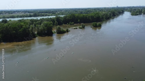 Drone View - Combleux - Loire Valley - France