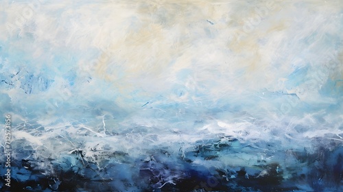 Layers of serenity overlapping with bursts of energy, creating a canvas of emotional depth.