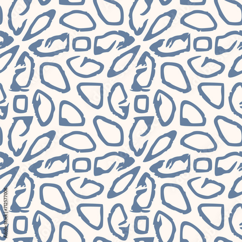 Seamless pattern with a simple abstract drawing. Vector