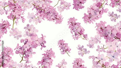  a close up of a bunch of pink flowers on a white background with a small amount of pink flowers in the middle of the frame.