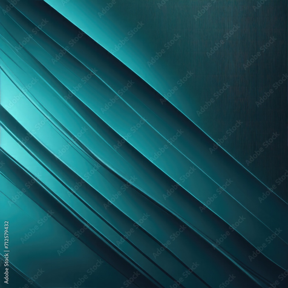 Fototapeta premium Teal lines on a background abstract wallpaper background
