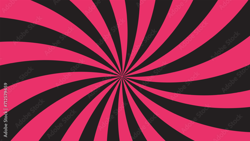 Fototapeta premium BACKGROUND TWIST BLACK AND PINK ILLUSTRATION