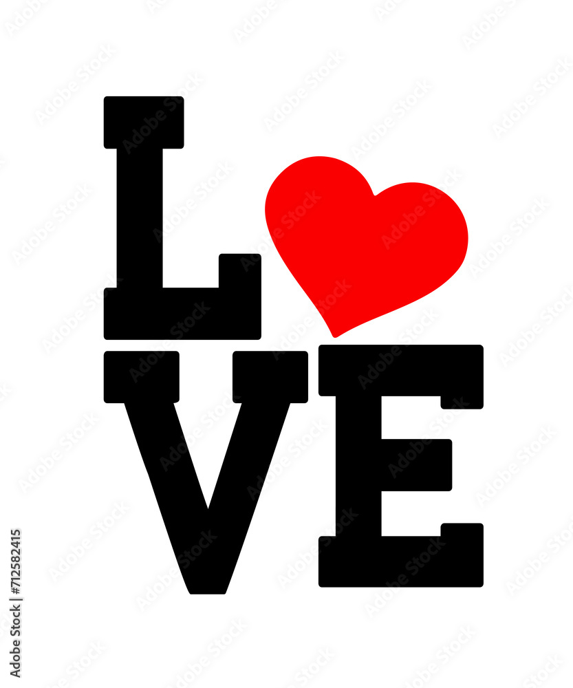 Valentine’s Day love typography on plain white transparent isolated background for card, shirt, hoodie, sweatshirt, apparel, tag, mug, icon, poster or badge Valentine’s Day love typography on plain white transparent isolated background for card, shirt, hoodie, sweatshirt, apparel, tag, mug, icon, poster or badge