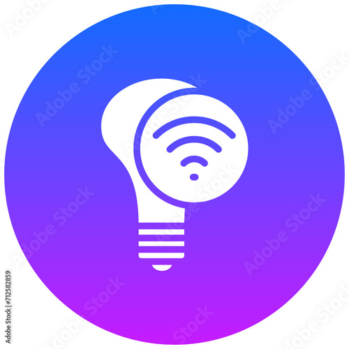 Smart Bulb Icon