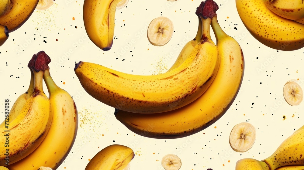 a bunch of ripe bananas sitting on top of a table next to a bunch of cut up banana's. a bunch of ripe bananas sitting on top of a table next to a bunch of cut up banana's.