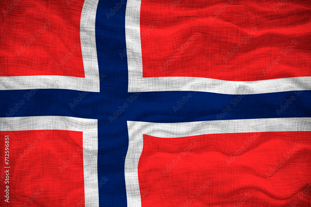 . National flag of Svalbard. Background with flag of Svalbard. . National flag of Svalbard. Background with flag of Svalbard.