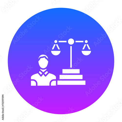 Legal Advisor Icon of Entrepreneurship iconset.