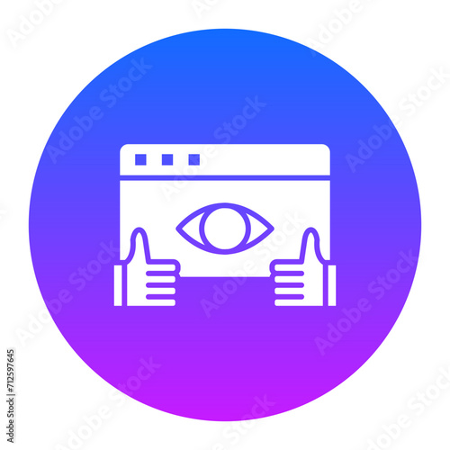 Impression Rate Icon of Digital Marketing iconset.