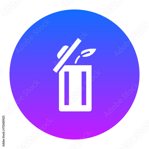 Plant Trash Icon of Pollution iconset.