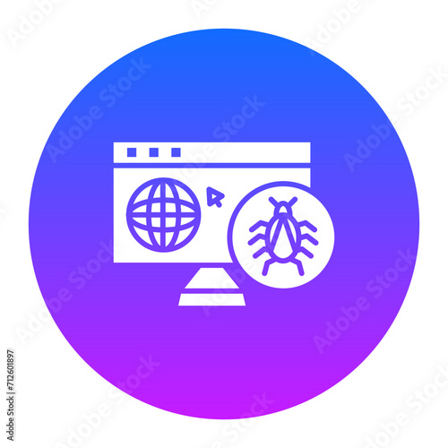 Website Bug Icon of Computer Programming iconset.