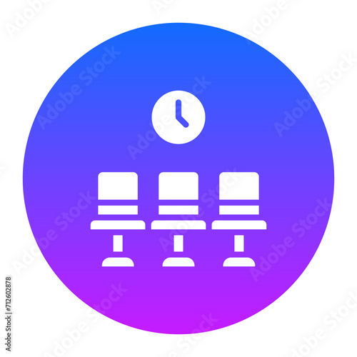 Patients Waiting Icon of Health Checkup iconset.