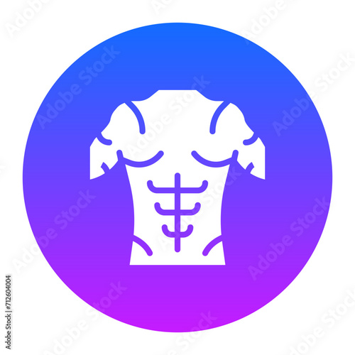 Chest Muscle Icon of Workout App iconset.