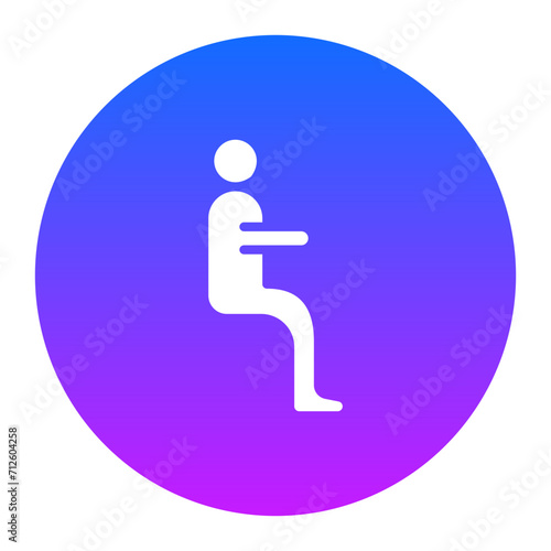 Squat Icon of Workout App iconset.