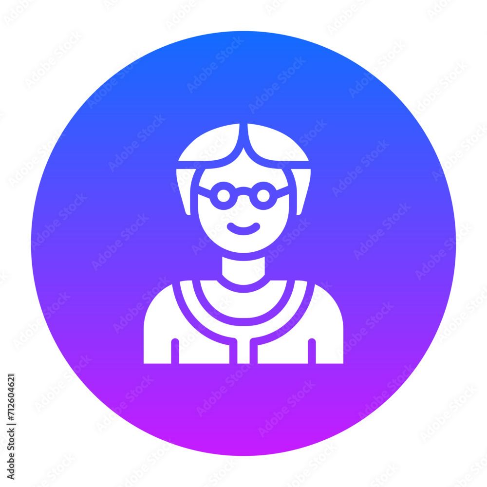 Old Woman Icon of Housekeeping iconset.