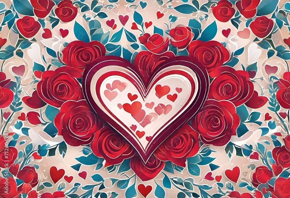Enchanted Roses and Hearts: A Tapestry of Valentine's Romance Enchanted Roses and Hearts: A Tapestry of Valentine's Romance