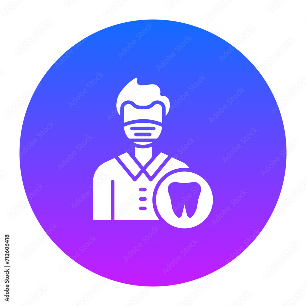 Male Dentist Icon of Medicine iconset.