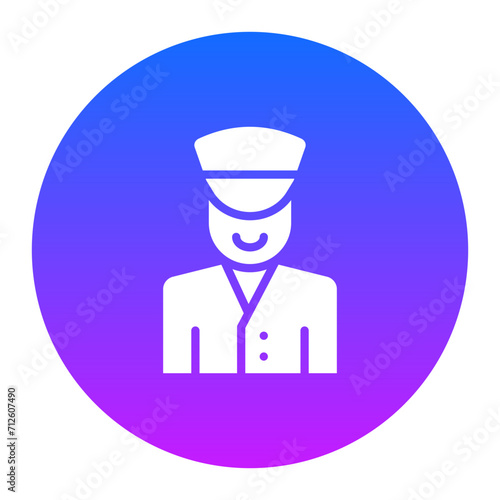 Doorman Icon of Hotel Services iconset.