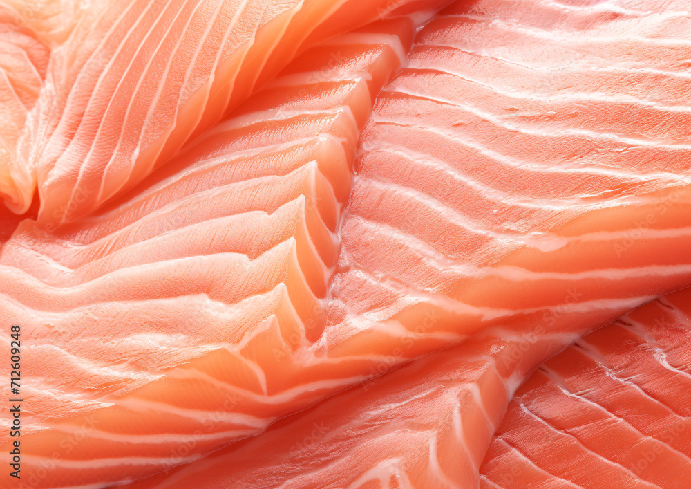 salmon fillets up close isolated on white salmon fillets up close isolated on white