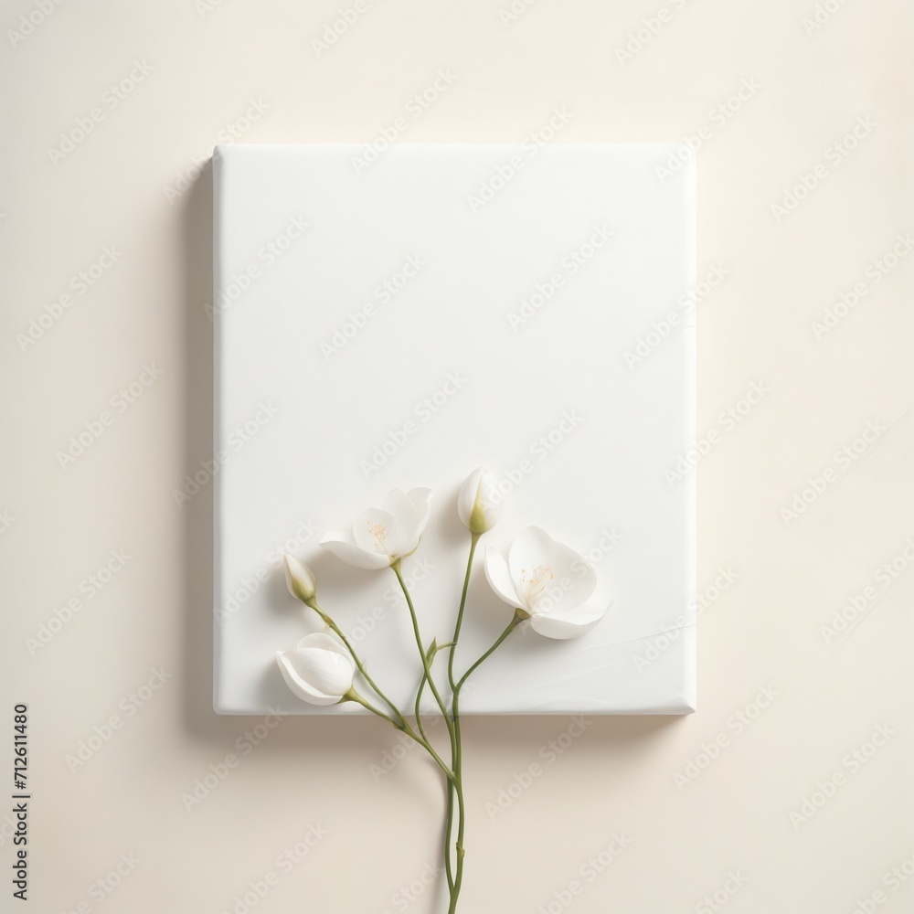 Tabula Rasa Concept: Fresh Start with Orchid Flowers Tabula Rasa Concept: Fresh Start with Orchid Flowers