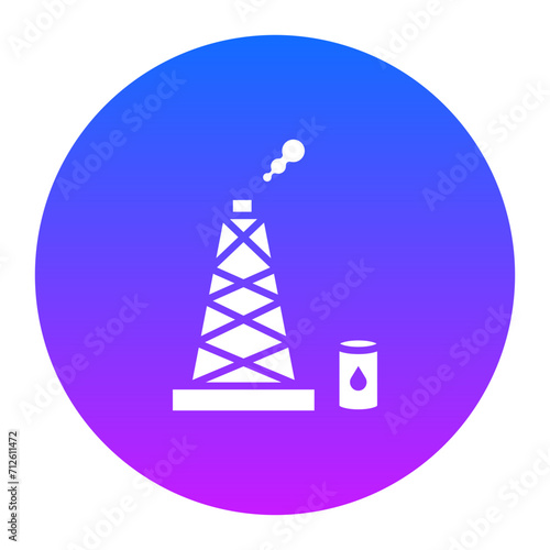 Oil Exploration Icon of Petrol Industry iconset.