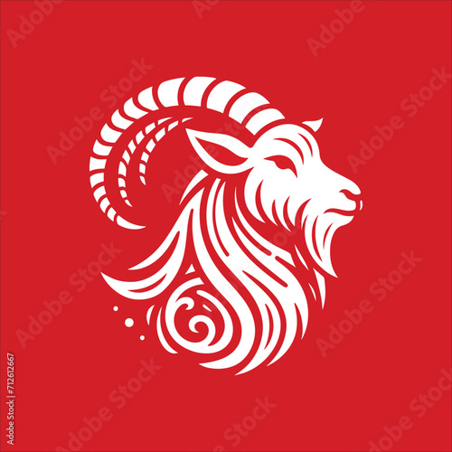 Wallpaper Mural Vector Zodiac Sign for Year of Goat Torontodigital.ca