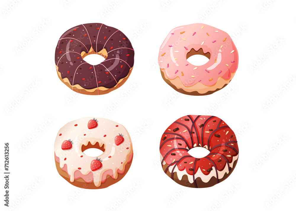donut cake cartoon, chocolate assorted donuts illustration. breakfast doughnut tasty, fresh yummy icing donut donut cake cartoon, chocolate assorted donuts illustration. breakfast doughnut tasty, fresh yummy icing donut