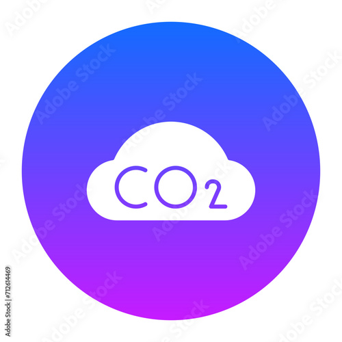 Carbon dioxide Icon of Renewable Energy iconset.