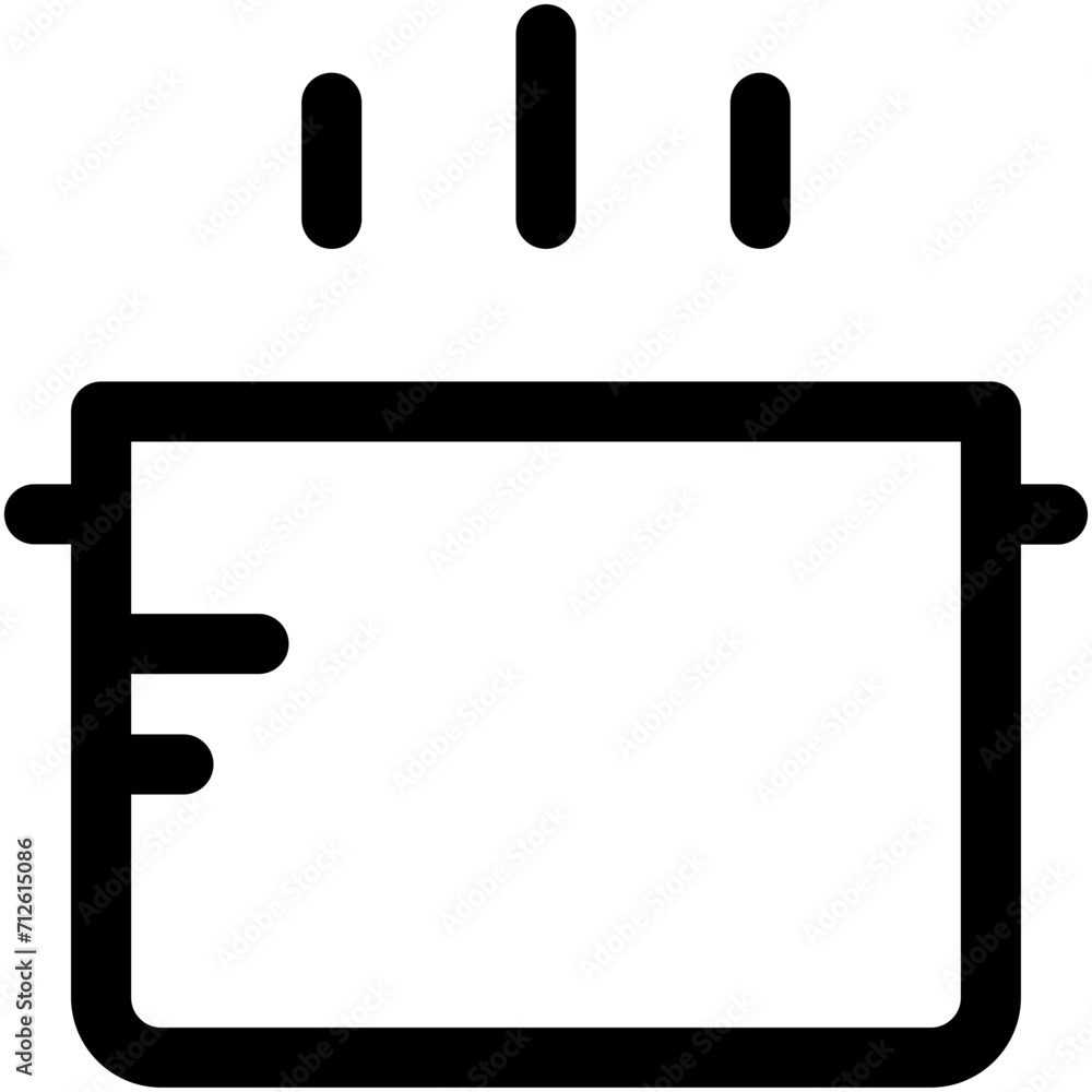 Cooking Pan Vector Icon Cooking Pan Vector Icon