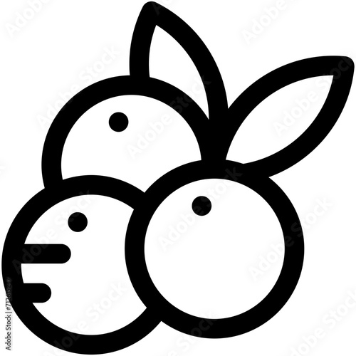 Obraz na plátně Grapes Vector Icon