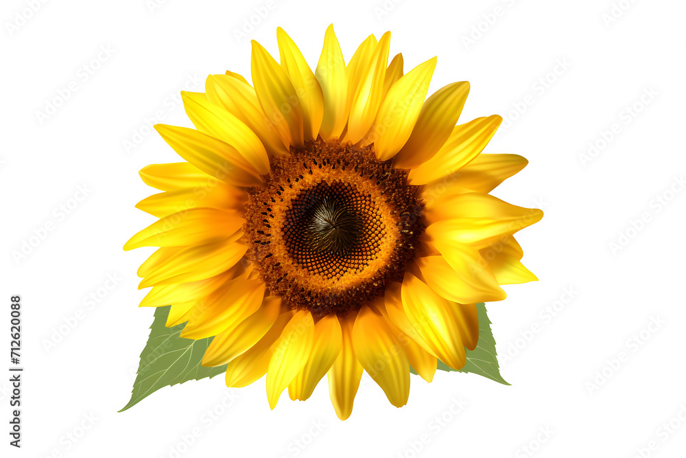 Sunflower isolated on transparent background, png Sunflower isolated on transparent background, png