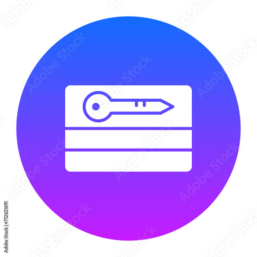 Card Key Icon of Protection and Security iconset.