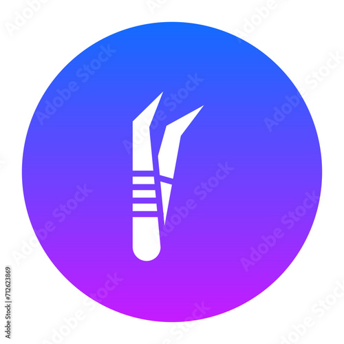 Tweezers Icon of Dental Care iconset.