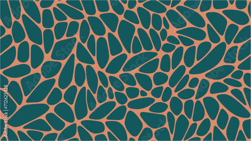 Craft Line Flower Texture. Abstract geometric background with polygons. Elegant Ikat Textile. Outline emblem. Ink Retro Background. Seamless.