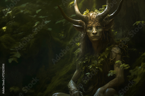 Faun in the Forest / Satyr in the Forest