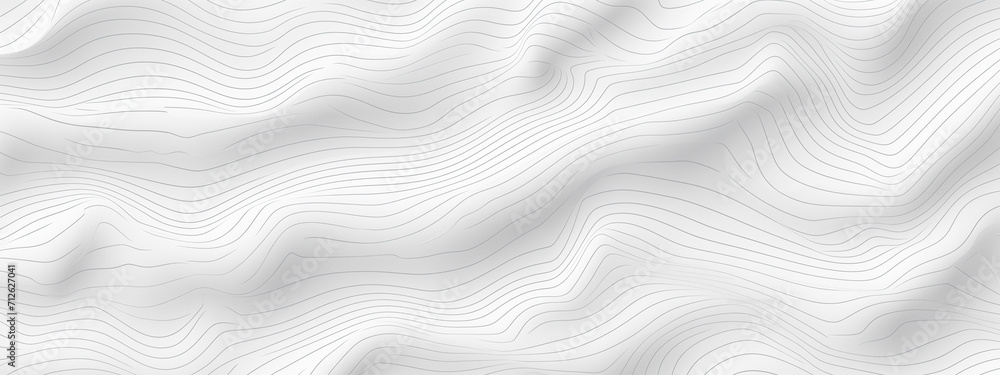 Naklejka premium Abstract White Background with Waves 