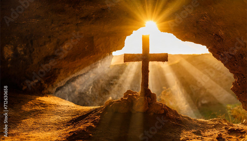 cross in the cave